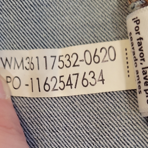 Time and Tru Size 12-14 (Girl) Kids Blue Jean Jacket - Picture 5 of 12